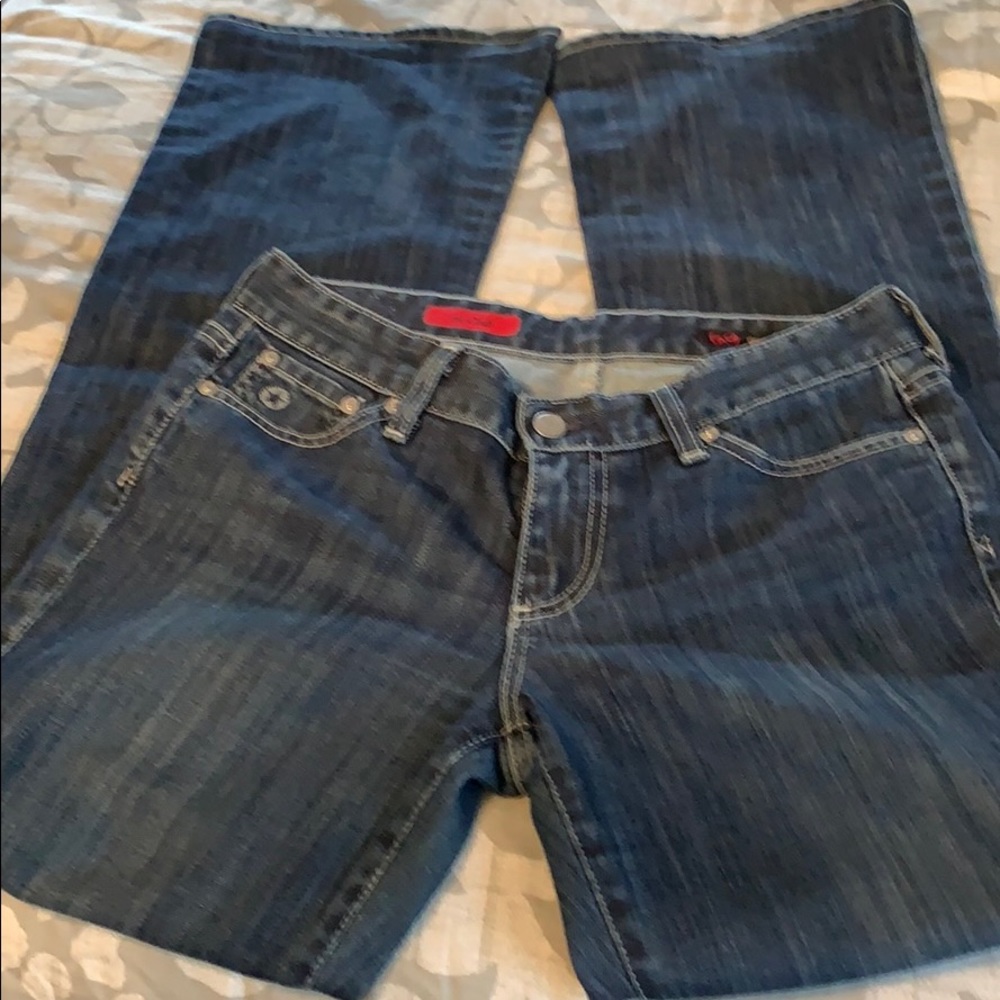 Ag the club flare jean.